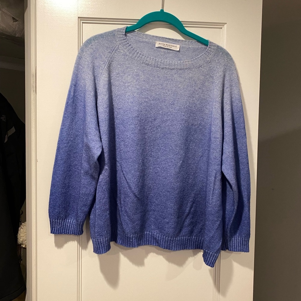 Blue gradient sweater